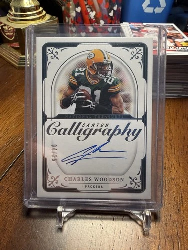 2025 National Treasures Charles Woodson Canton Calligraphy Auto #'d 04/25