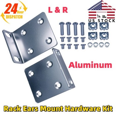 Fit UDM-Pro UniFi Switches L &R Replacement Rack Ears Mounting Kit For Ubiquiti 