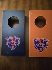 Chicago Bears Tabletop Cornhole Set