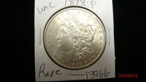 1898-P UNC. Morgan Silver Dollar #3966