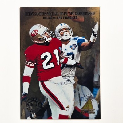 1995 Pinnacle Zenith - Second Season Deion Sanders, Michael Irvin #SS17