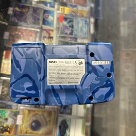 Neogeo Pocket Color Console Camouflage Blue SNK Working Tested
