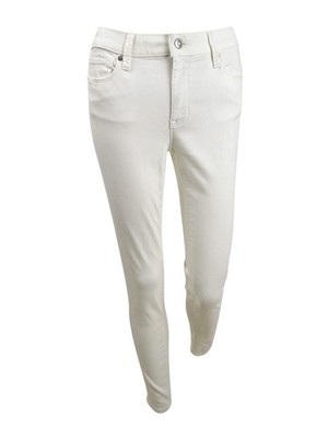 DKNY Women's Everywhere Basic Skinny Jeans (28, Ivory)