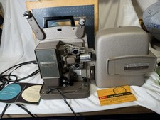 Bell Howell 248BAY Autoload 8mm Movie Projector Box Manual Case Vintage