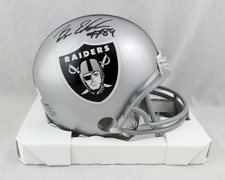 Bryan Edwards Autographed Las Vegas Raiders Mini Helmet- Beckett W Auth *Black