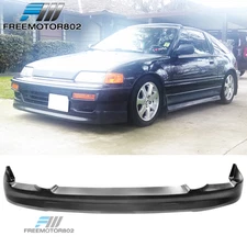 Fit 90-91 Honda CRX SI Coupe ED9 Polyurethane Front Bumper Lip Spoiler CS Style