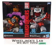 Brawn 86-27   Ratchet 86-28 Transformers Studio Series The Movie Hasbro NEW MISB