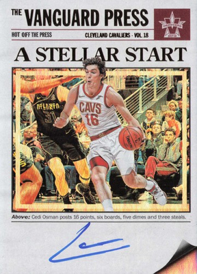 #ad #ad 2017 18 Panini Vanguard #HP COS Cedi Osman Hot off the Press Autographs # 99 $14.99