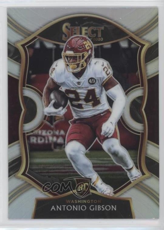 2020 Panini Select Concourse Silver Prizm Antonio Gibson #72 Rookie RC