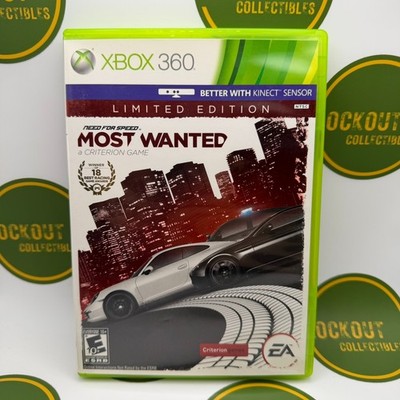 Xbox 360 Need for Speed Most Wanted Limited Edition - Criterion - See Photos