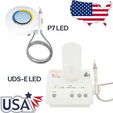 Woodpecker Pizeo Ultrasonic Scaler 2 Bottles UDS-E/P7 LED Handpiece Fit EMS