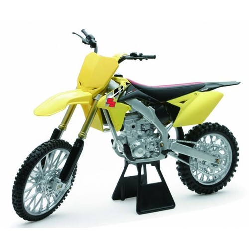 2014 SUZUKI RM-Z450 YELLOW 1/6 SCALE DIECAST MOTORCYCLE MODEL BY NEW RAY 49473 - Picture 2 of 3