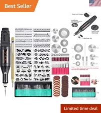 Multi-Functional Corded Engraver with 82 Accessories & 24 Stencils for Crafts