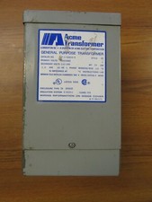 ACME GENERAL PURPOSE TRANSFORMER 1KVA, 240/480V, CAT T-2-53010-S .. VI-0012A