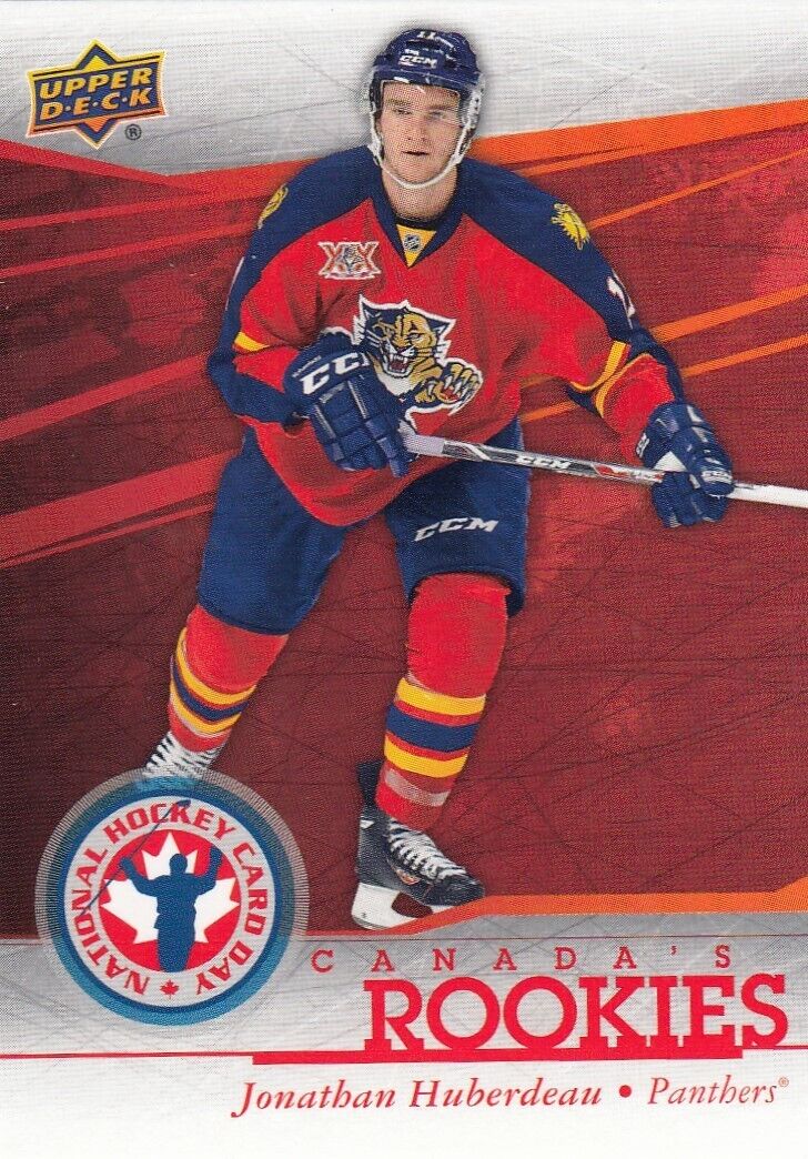 2013-14 UD National Hockey Card Day Canada's Rookies #NHCD2 - JONATHAN HUBERDEAU