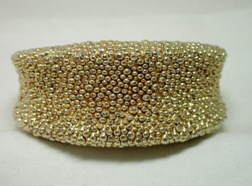 Fabulous Silver Vermeil Designer Broad Torque Bangle By Roberto Coin 22061 - Picture 2 of 5