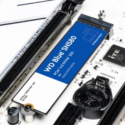 WD Blue SN580 NVMe SSD 500GB 1TB 2TB M.2 2280 Internal Solid State