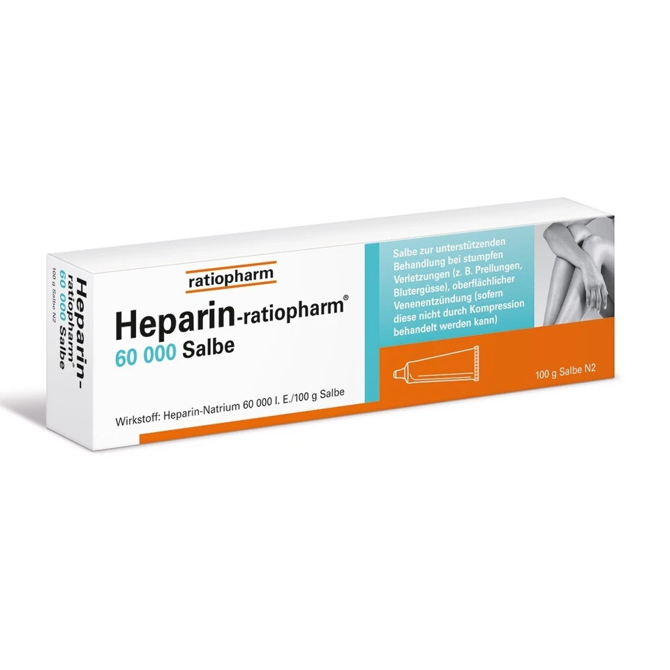 HEPARIN ratiopharm 60 000 Salbe 100 g , PZN 06968694