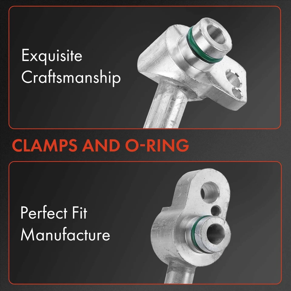 Manguera de línea de descarga de refrigerante de aire acondicionado para Audi Q5 2018-2020 Q5 PHEV 2020 L4 2,0 L Foto 3 de 4