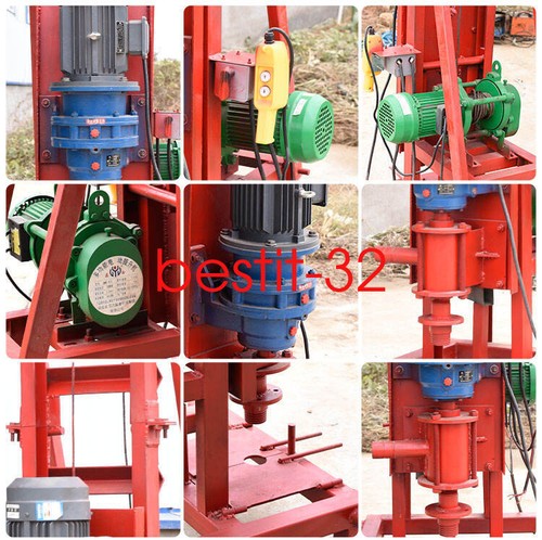 2023 Automatic Mini Drill Rig Electric Water Well Drill Machine 4000w 120M - 第 4/4 張圖片