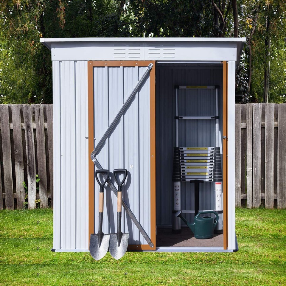 5x3 FT Outdoor Storage Shed,Sheds & Outdoor Storage,Garden Shed with