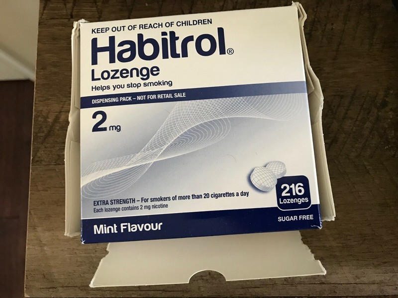 DENTED Habitrol Nicotine 2mg Mint Flavor Lozenges 216 Pieces Sugar Free 2/2027