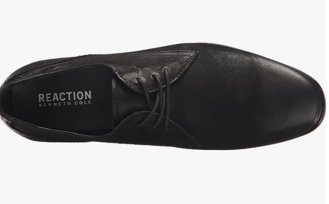 SAOLA Kenneth Cole Uomo Guy Derby Oxford Pelle Nero Taglia 8 5