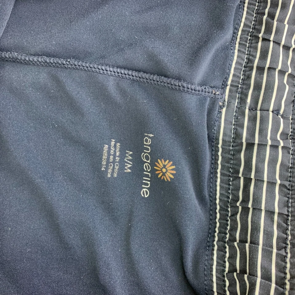 Shorts Tangerine Feminino Médio Cordão Listrado Tamanho M Bolso Traseiro 36-30 - Imagem 3 de 4