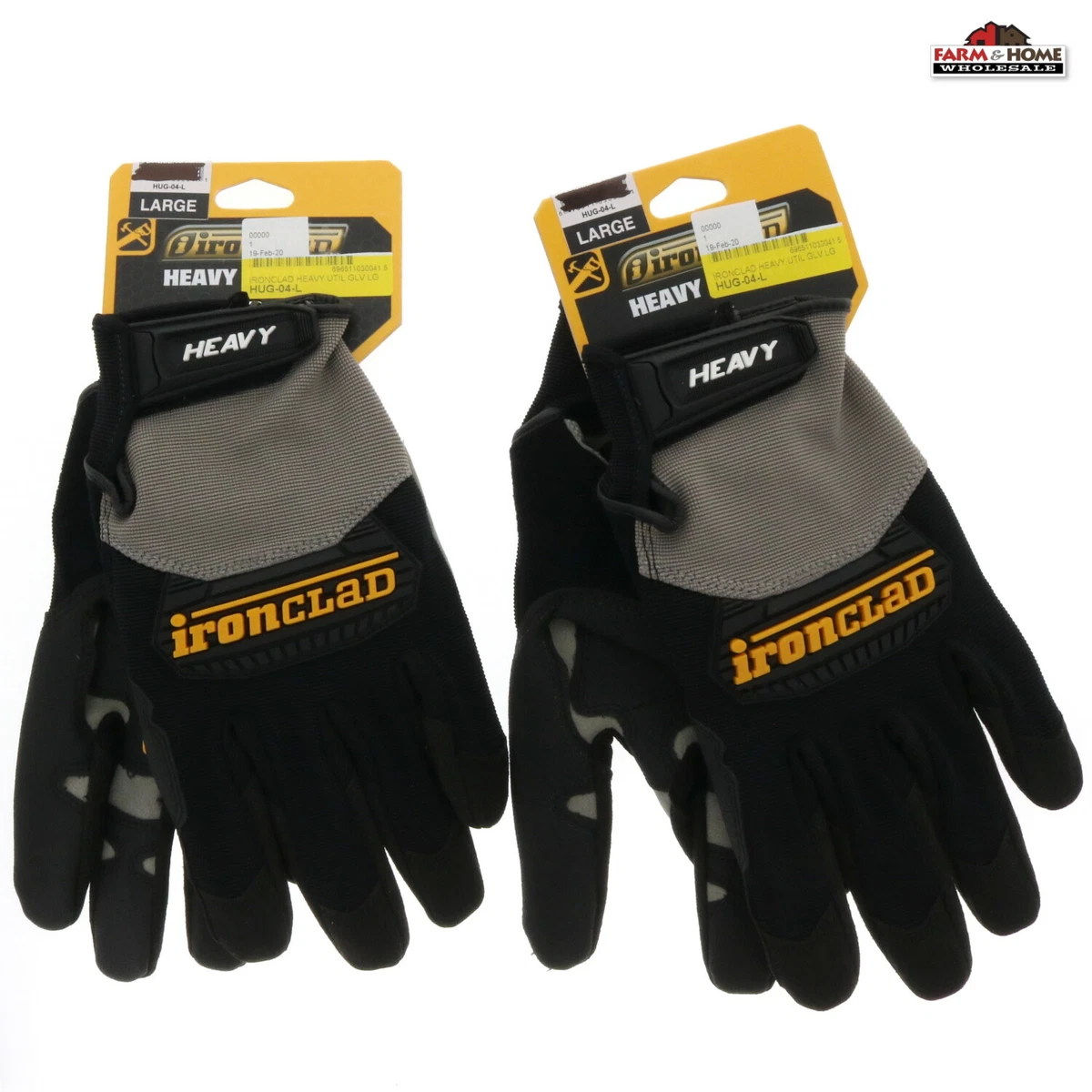 Ironclad Black Box Handler Gloves - Large