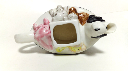 Vintage Noah's Ark Small Ceramic Teapot Hand Painted - Picture 16 of 21