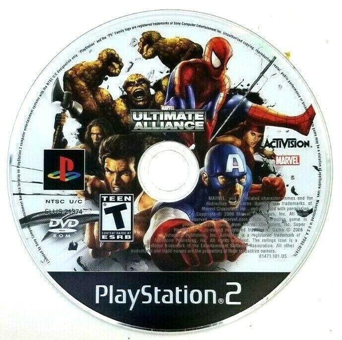 Marvel: Ultimate Alliance (Sony PlayStation 2, 2006) Game Marvel: Ultimate Alliance (Sony PlayStation 2, 2006) Game