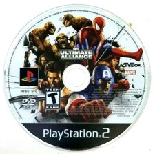 Marvel: Ultimate Alliance (Sony PlayStation 2, 2006) Game Disc Only (M12)
