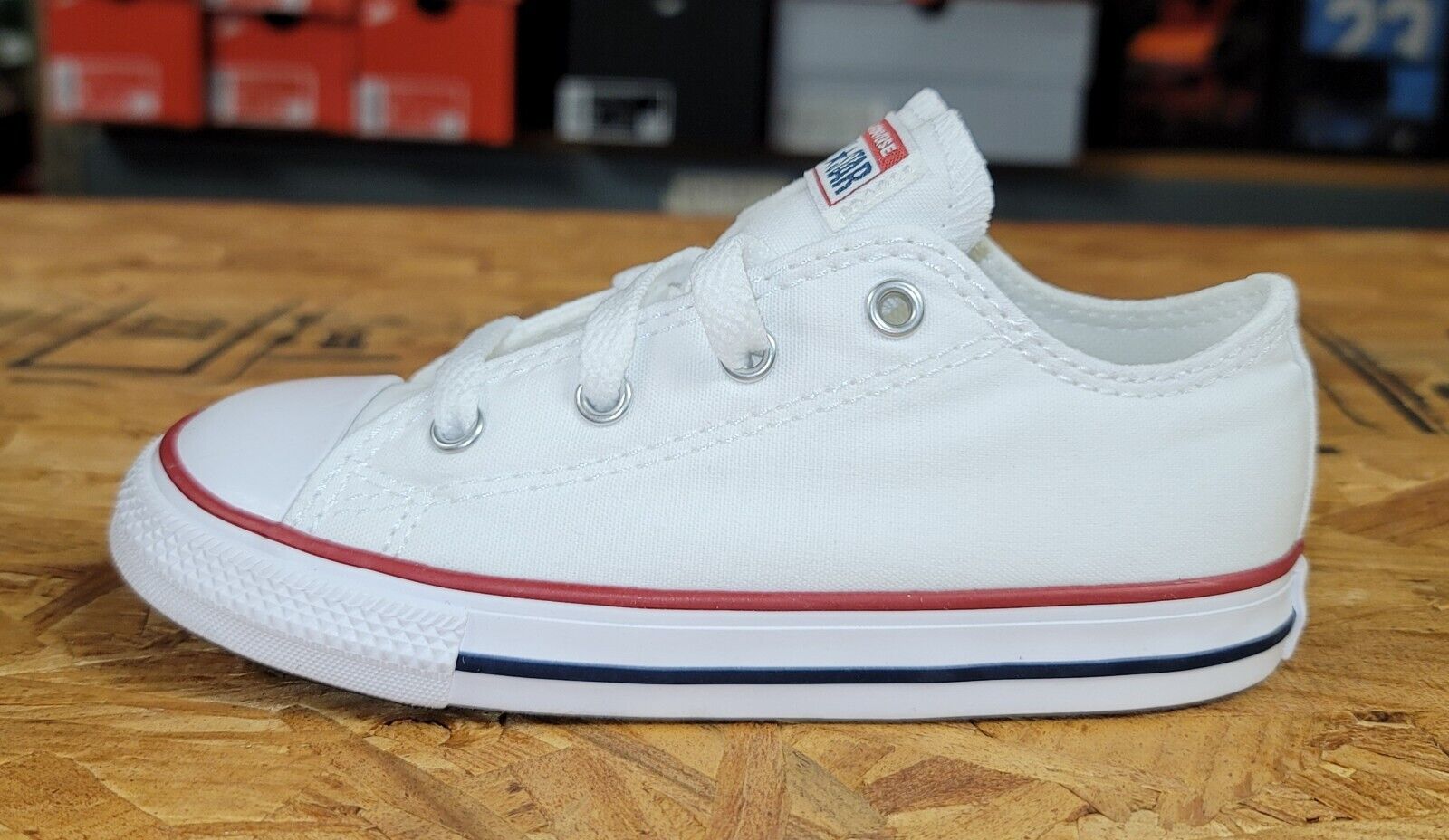 Converse Infant Toddler Chuck Taylor All Star Ox Low Top Optical White 7J256  | eBay