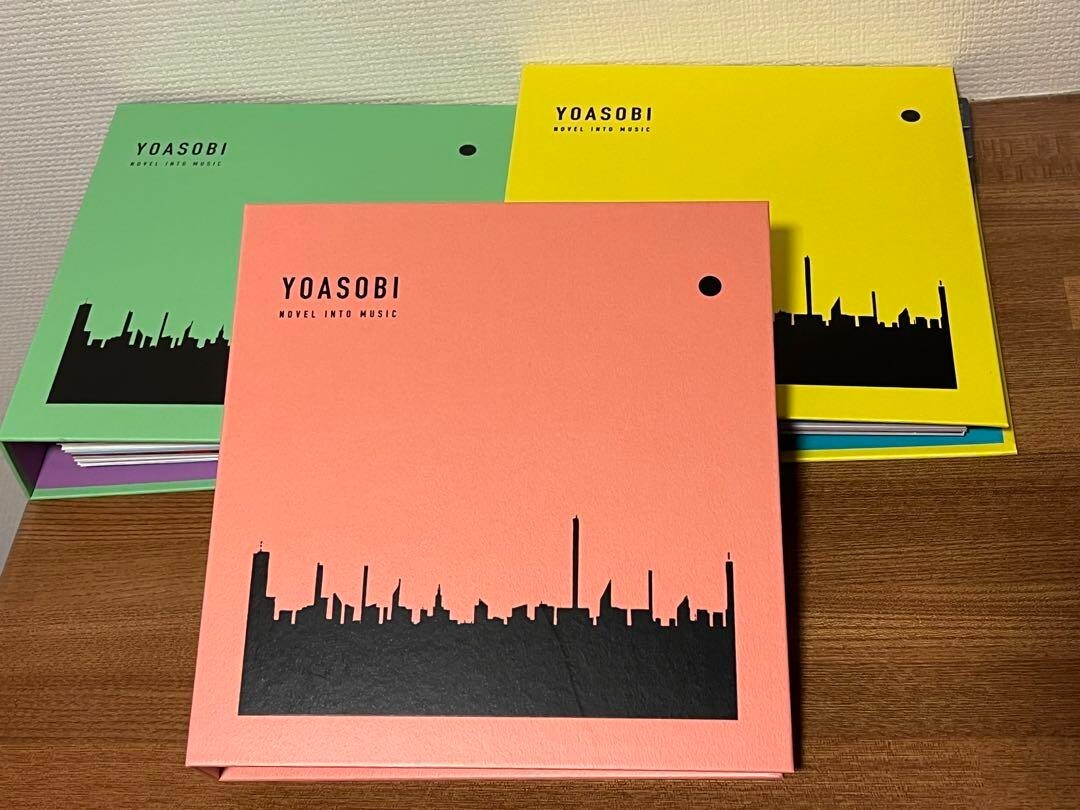 YOASOBI THE BOOK Set of 1 2 3 CD Binder Limited Edition