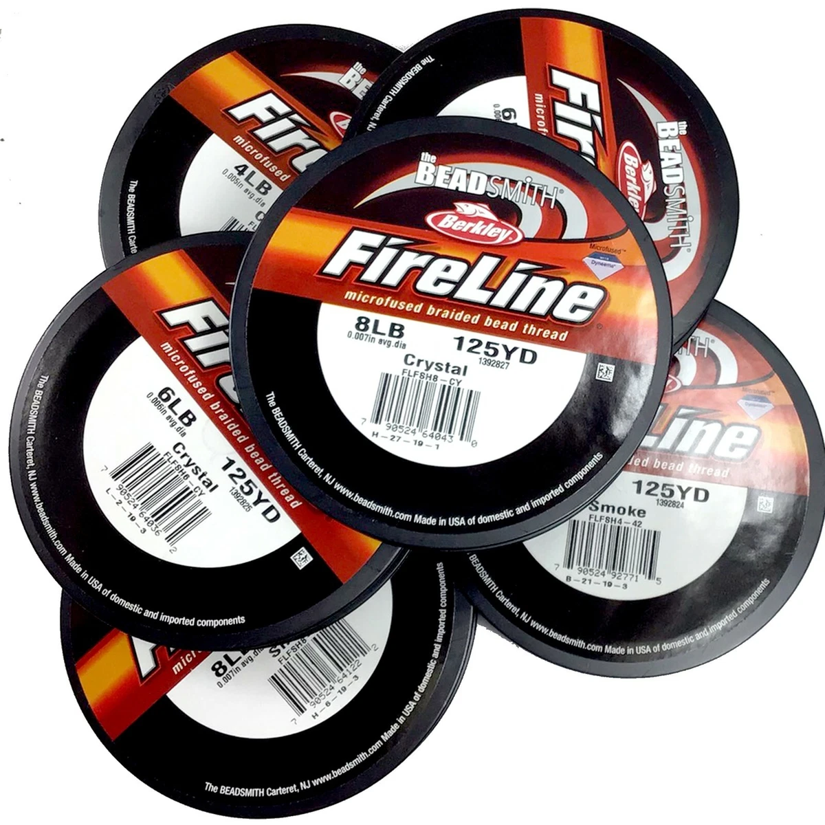 FireLine Beading Thread 4lb Smoke Grey .005-125 Yards