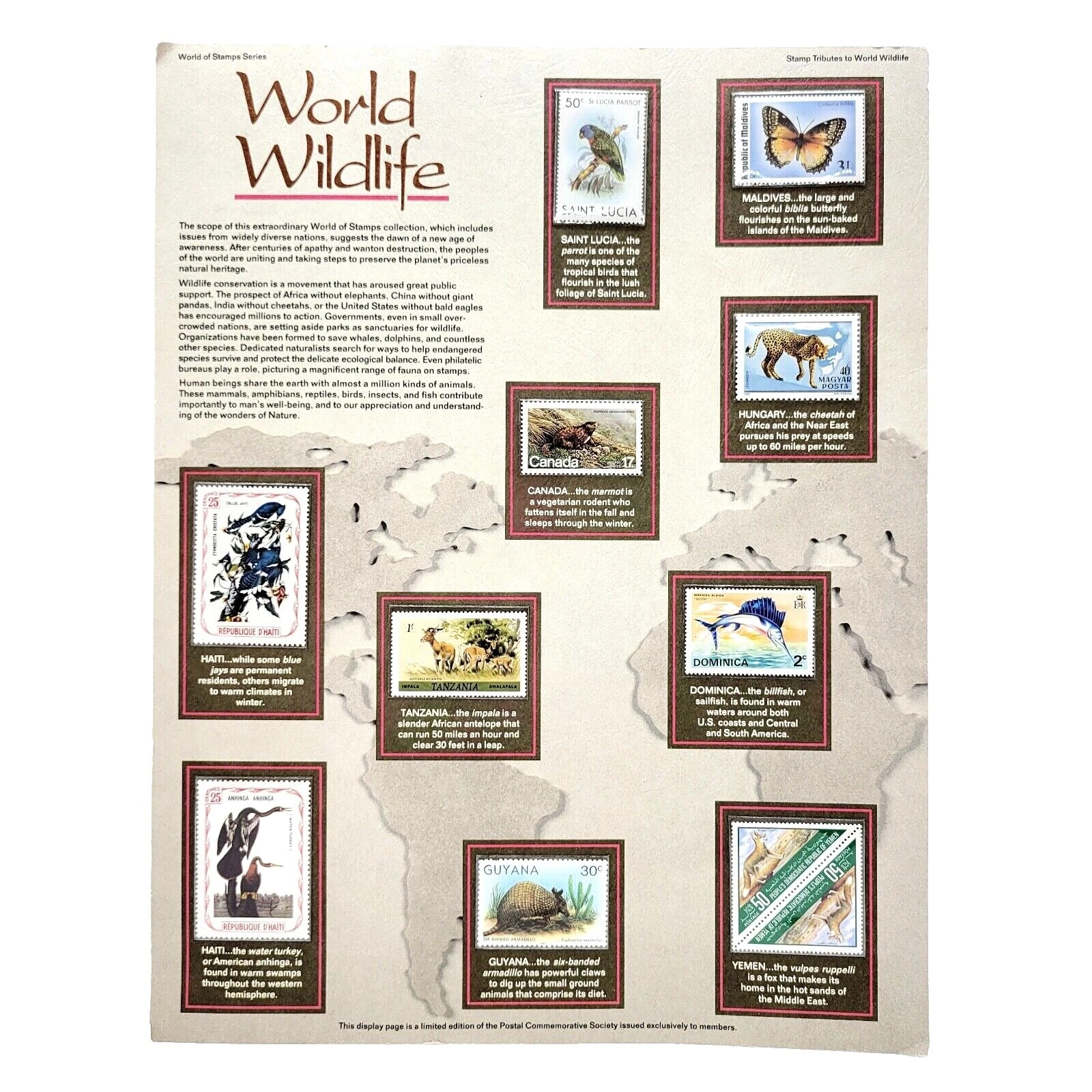Nature Worldwide Stamp Collections & Lots