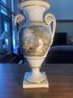 Miessen vase w/Hand Painted Romancing/Courting Beatiful,Stunning work of Art