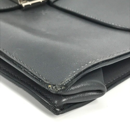 HERMES Sac Adeptech 27 Briefcase Hand Bag Business bag VeauSwift Graphite K□ - Picture 11 of 15