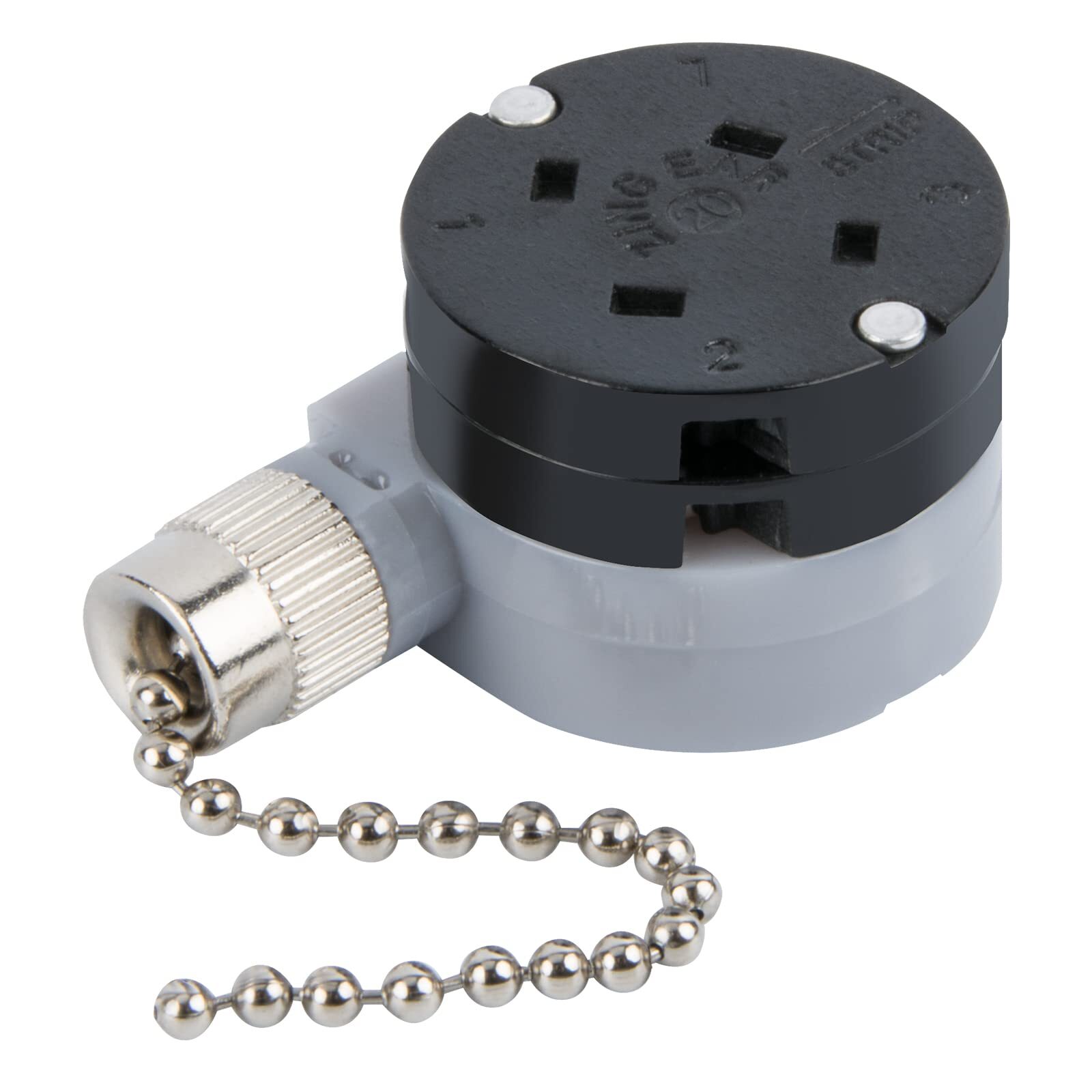 Zing Ear Ze208d 3 Speed Ceiling Fan Control Switch with 58 Wire Pull Chain-image