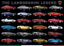 Eurographics The Lamborghini Legend 1000 Piece Jigsaw Puzzle