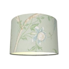 Lampshades in Laura Ashley Summer Palace Eau de Nil Green Fabric FREE DELIVERY