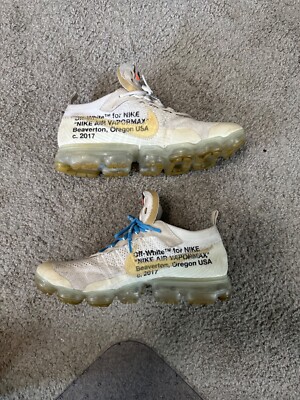 Size 11 Off white x air vapormax part two white | eBay