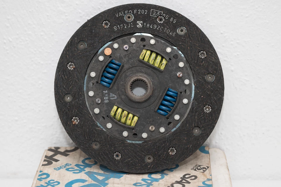 NOS Sachs 200mm DIESEL clutch disc Volkswagen VW Fox Dasher Quantum Audi 4000 80 Foto 4 de 4