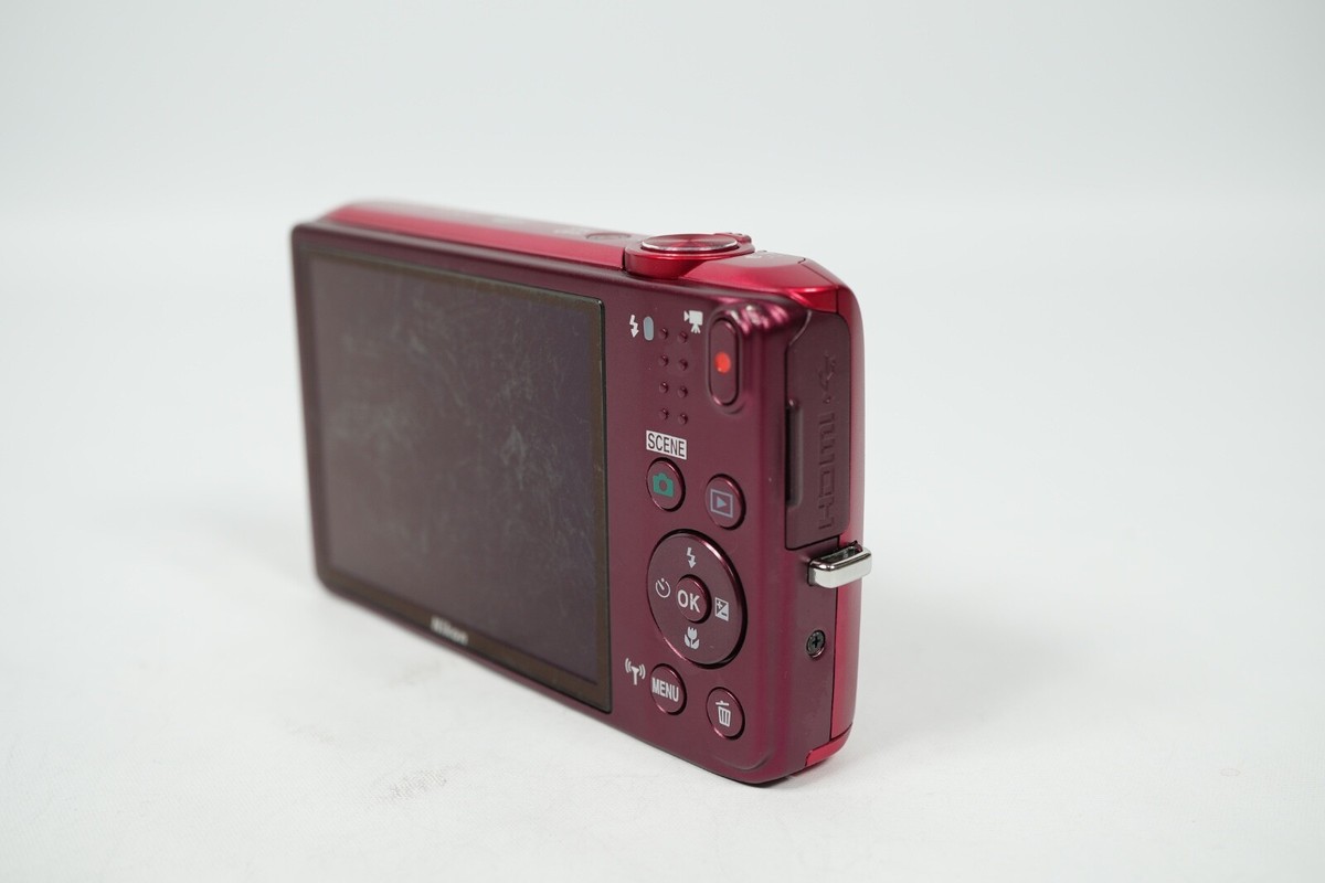 Nikon COOLPIX S6800 Compact Digital Camera 16.0MP RED from JAPAN