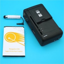 3220mAh Battery Universal Quick Velocity Charger Stylus for LG Phoenix 3 M150 US