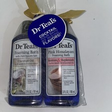 Dr Teal's Foaming Bath 2pk Coconut Oil / Restore  Replenish 3 fl oz ea