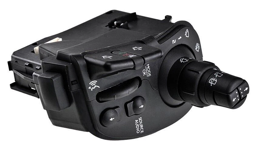 Commodo essuie glace + commande auto radio pour Renault Clio 3 Kangoo 2 Modus - Photo 3/4