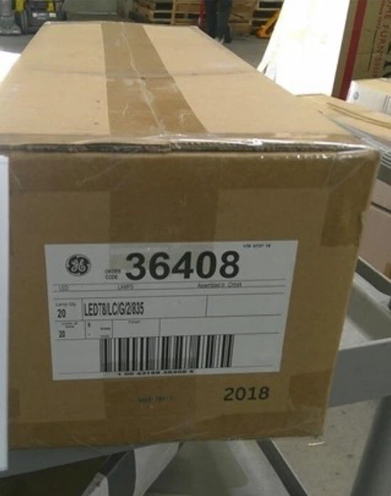 CASE GE 36408 LED T8LED Bulb. 24", 20/case - Image 2 of 2