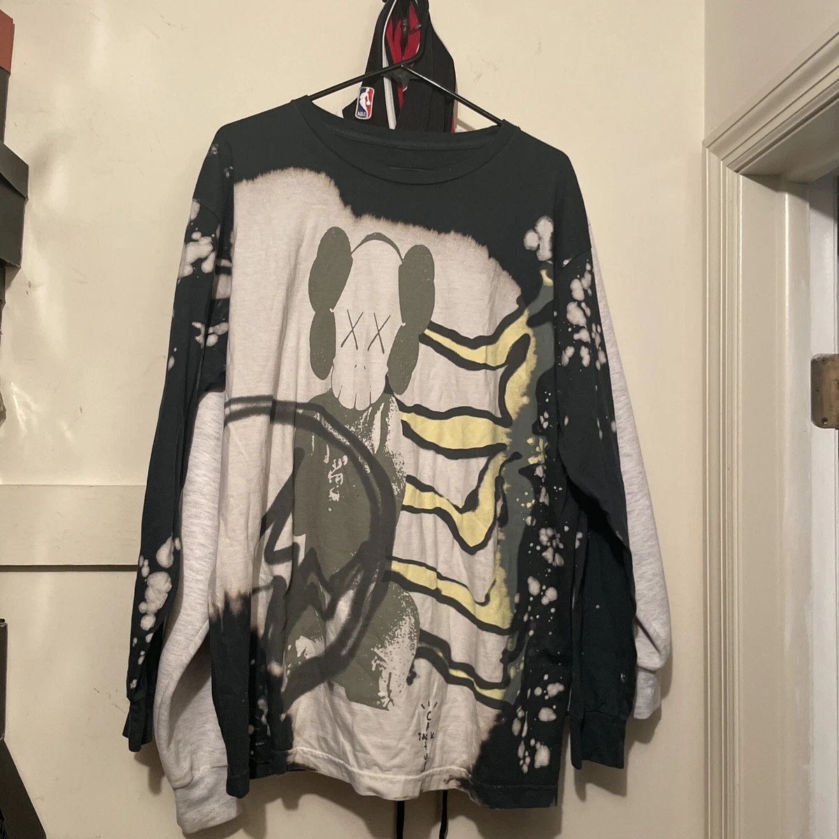Travis Scott Cactus Jack x Fragment x Kaws Long Sleeve Tee Tie Dye ... TRAVIS SCOTT × KAWS × FRAGMENT L/S TEE L