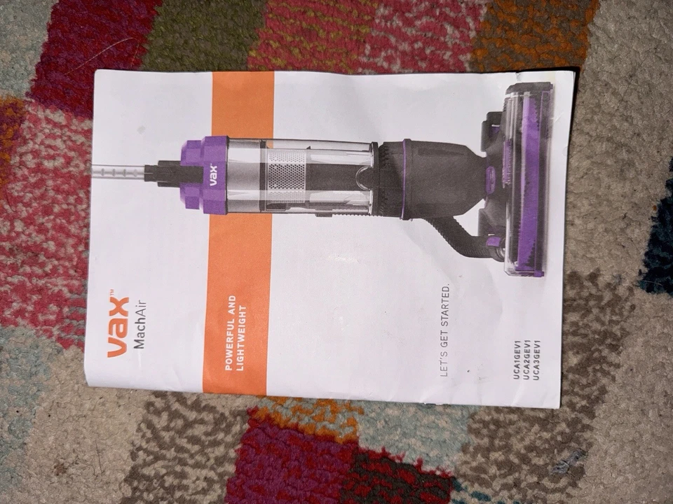 Vax Mach Air Upright Vacuum Cleaner Lightweight UCA1GEV1 - POWERS ON - Image 4 of 4